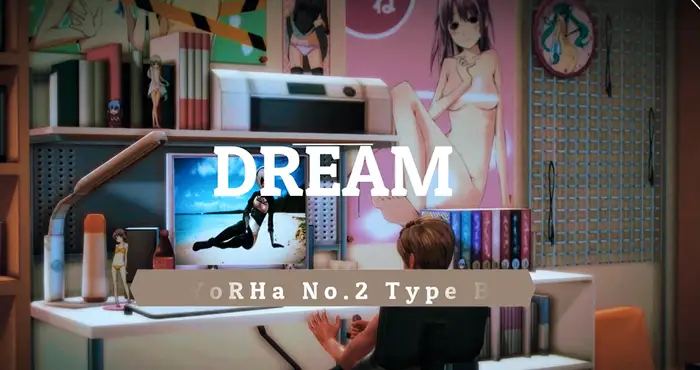 Dream 2B [2B小姐姐，走出电脑] [3D动画/无马]