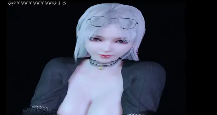 YWYWYW013：魅魔眼镜娘 性感黑丝巨乳御姐女上 [3D动漫/动态/VAM]  [2.7G]