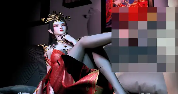 D.D.R：美杜莎 性感女神黑丝足交激情爆肏中出 [3D动漫/动态/VAM]  [2.5G]